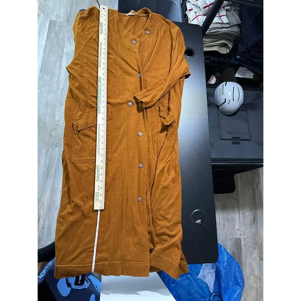 Free People Intimately Until Now Cardigan Boho Chic Maxi Length Sz XS Oversized - Picture 15 of 15